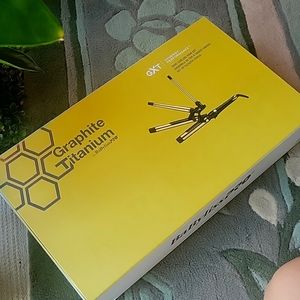 BaBylissPRO Graphite Titanium Ionic Curling Iron Set BNIB